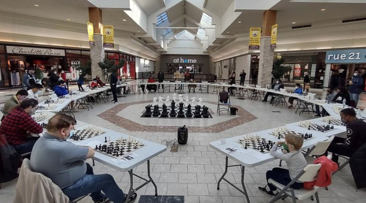 Simultaneous Chess Exhibition - Manassas Mall